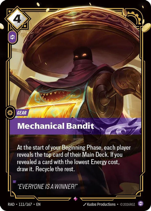 Mechanical Bandit 111/167 Rare Radiance Foil