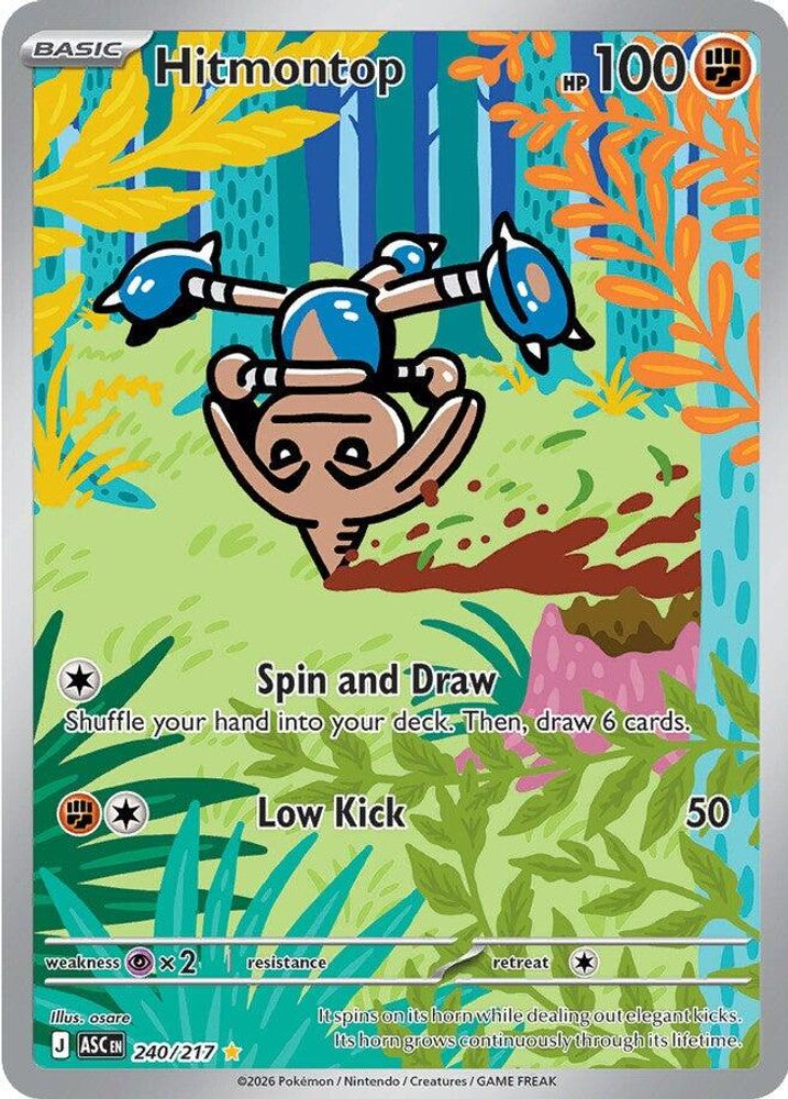 Hitmontop 240/217 Illustration Rare Ascended Heroes Holo