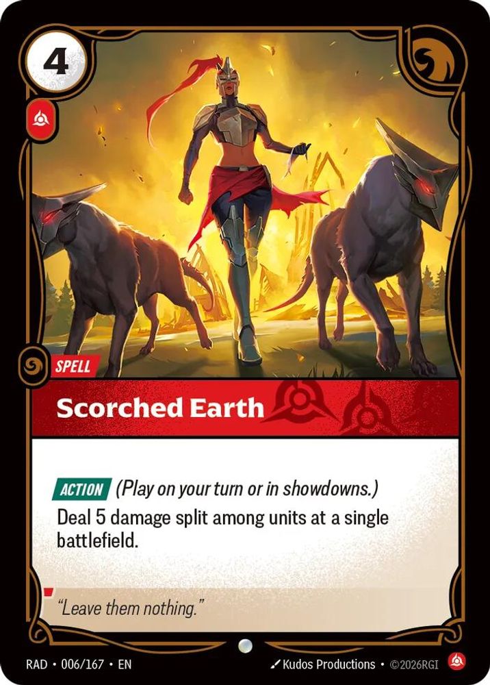 Scorched Earth 006/167 Common Radiance