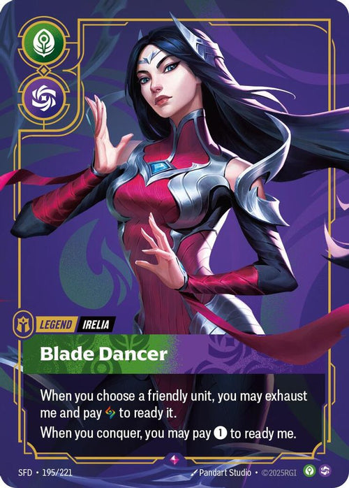 Irelia - Blade Dancer 195/221 Rare Spiritforged Foil