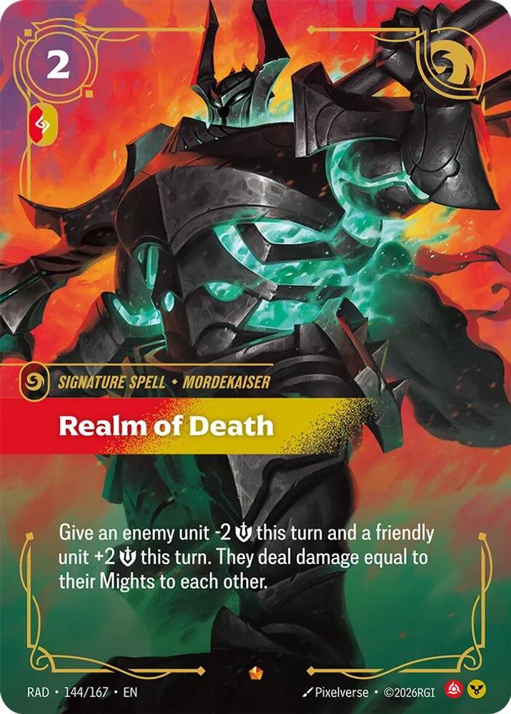 Realm of Death 144/167 Epic Radiance Riftbound Foil NM