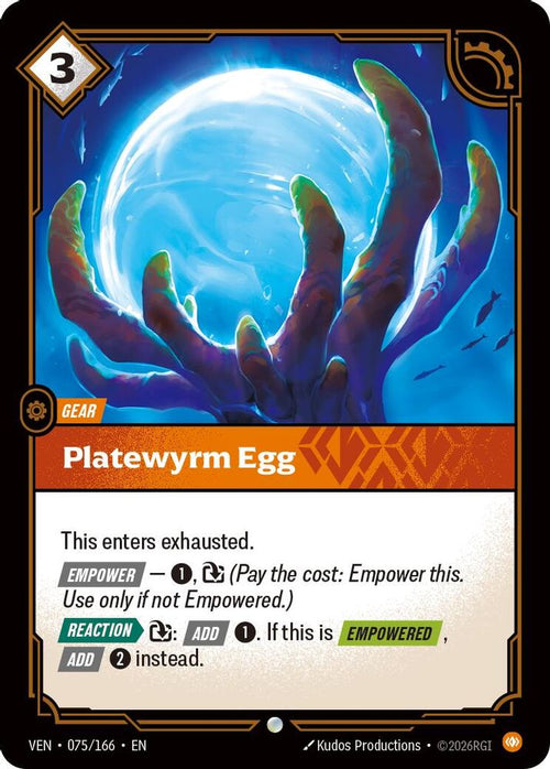 Platewyrm Egg 075/166 Common Vendetta