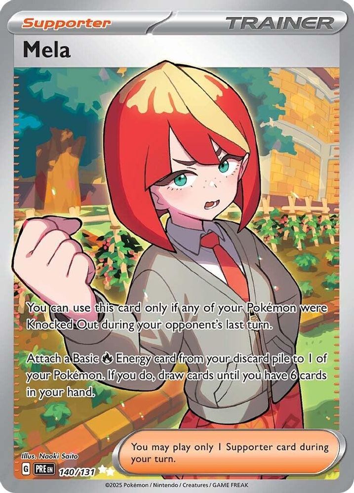 Mela 140/131 Holo Ultra Rare Prismatic Evolutions