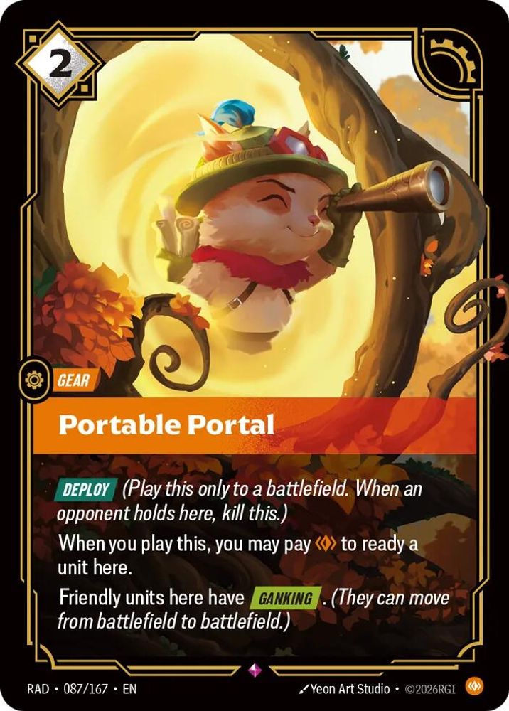 Portable Portal 087/167 Rare Radiance Foil