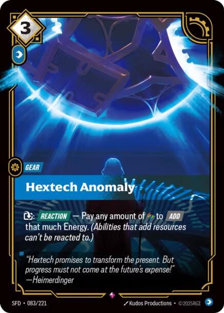 Hextech Anomaly 083/221 Rare Spiritforged Foil
