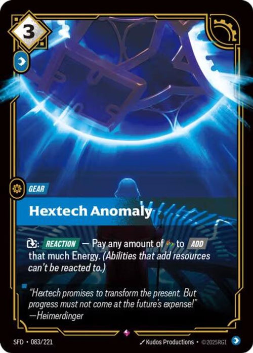 Hextech Anomaly 083/221 Rare Spiritforged Foil