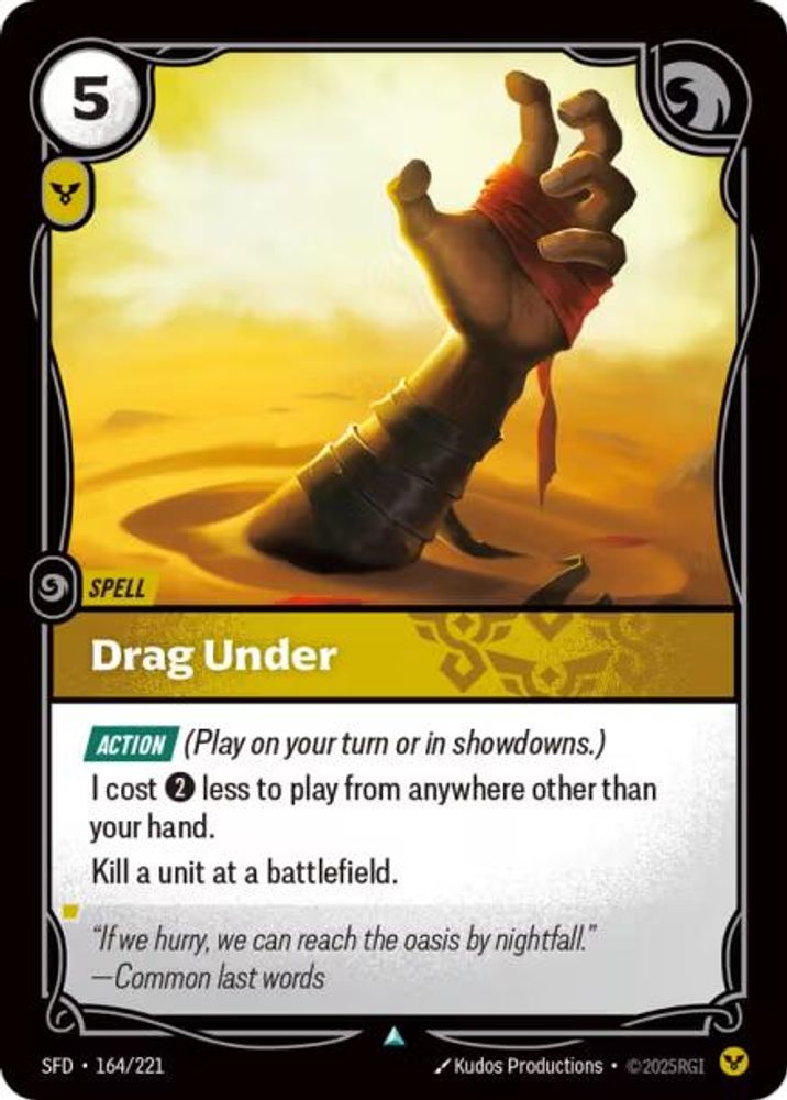 Drag Under 164/221 Uncommon Spiritforged