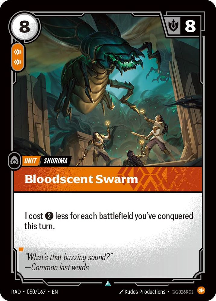 Bloodscent Swarm 080/167 Uncommon Radiance Riftbound NM