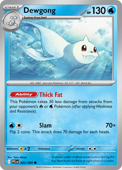 Dewgong 022/094 Common Phantasmal Flames