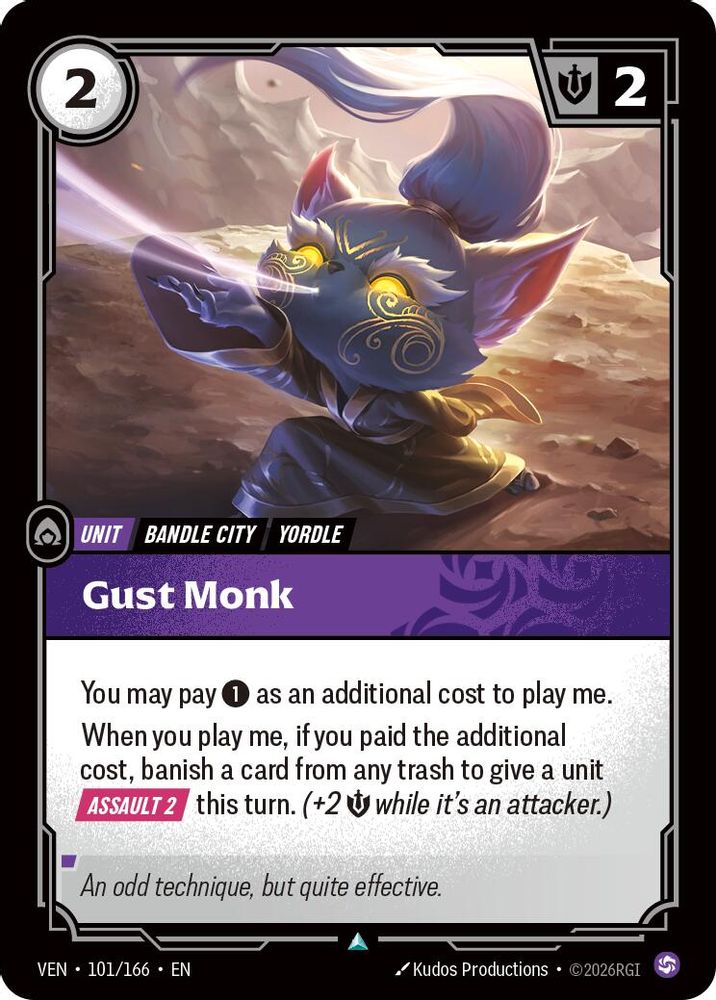 Gust Monk 101/166 Uncommon Vendetta