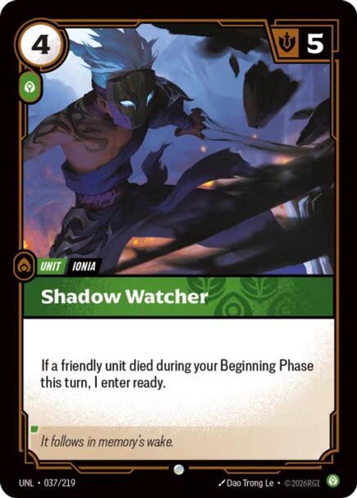 Shadow Watcher 037/219 Common Unleashed