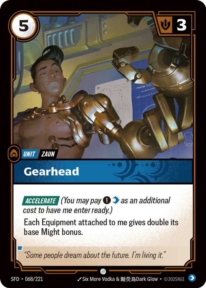 Gearhead 068/221 Common Spiritforged