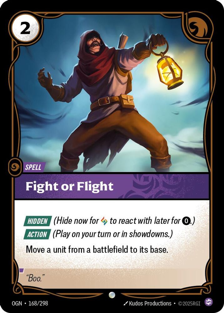 Fight or Flight 168/298 Common Origins