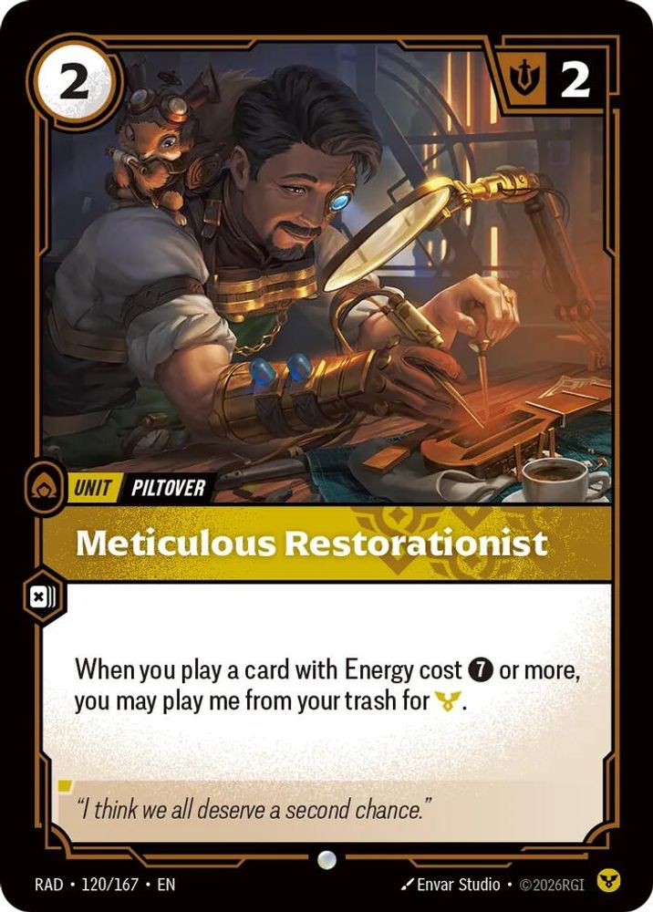 Meticulous Restorationist 120/167 Common Radiance