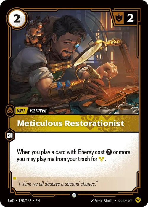 Meticulous Restorationist 120/167 Common Radiance