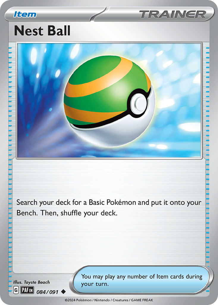 Nest Ball 084/091 Uncommon Paldean Fates