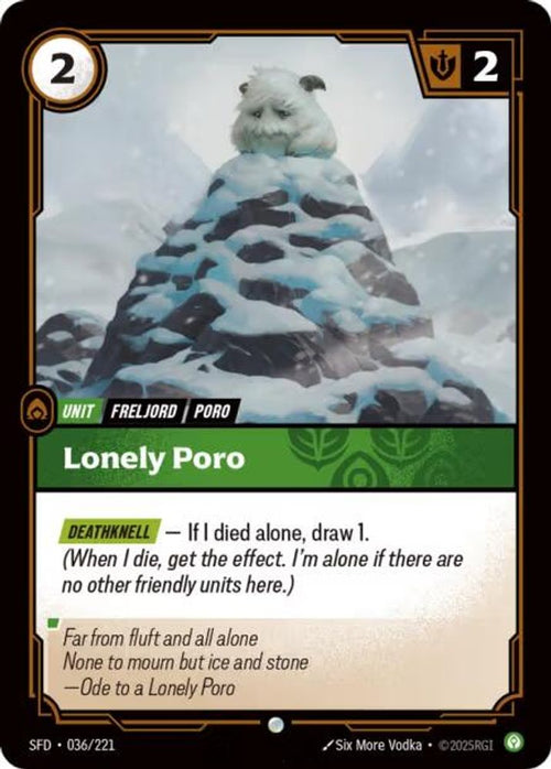 Lonely Poro 036/221 Common Spiritforged