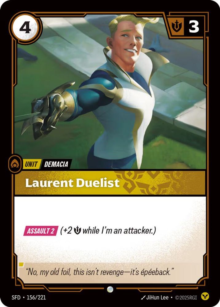 Laurent Duelist 156/221 Common Spiritforged