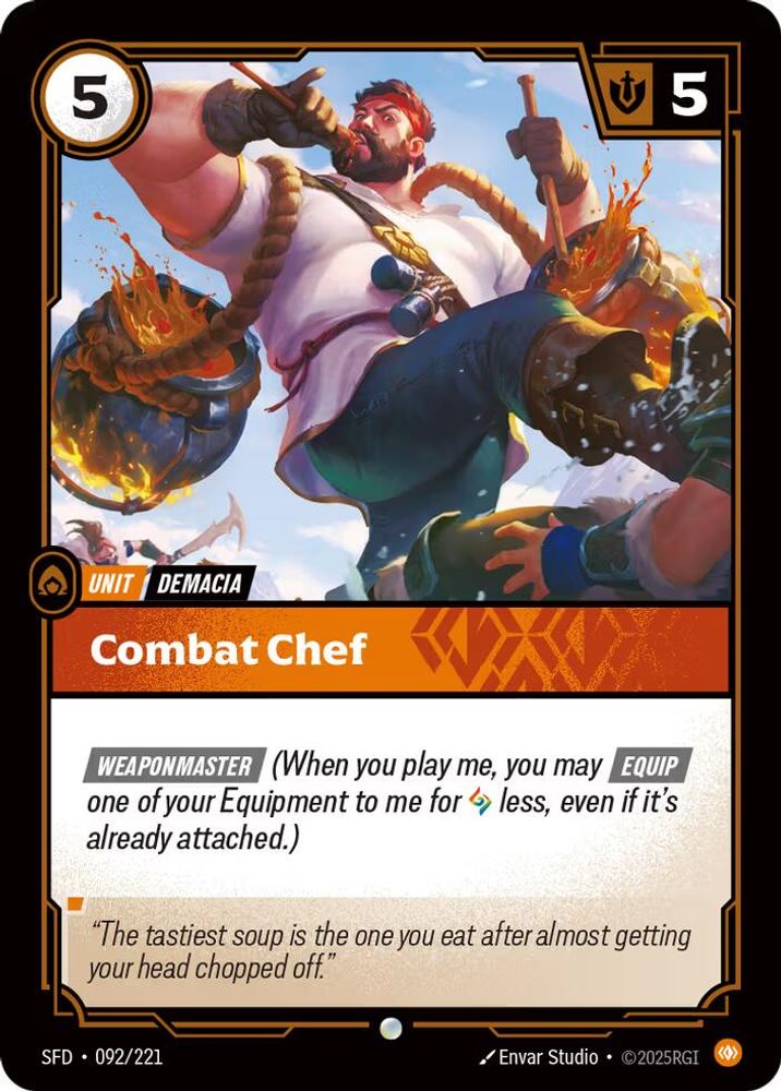 Combat Chef 092/221 Common Spiritforged
