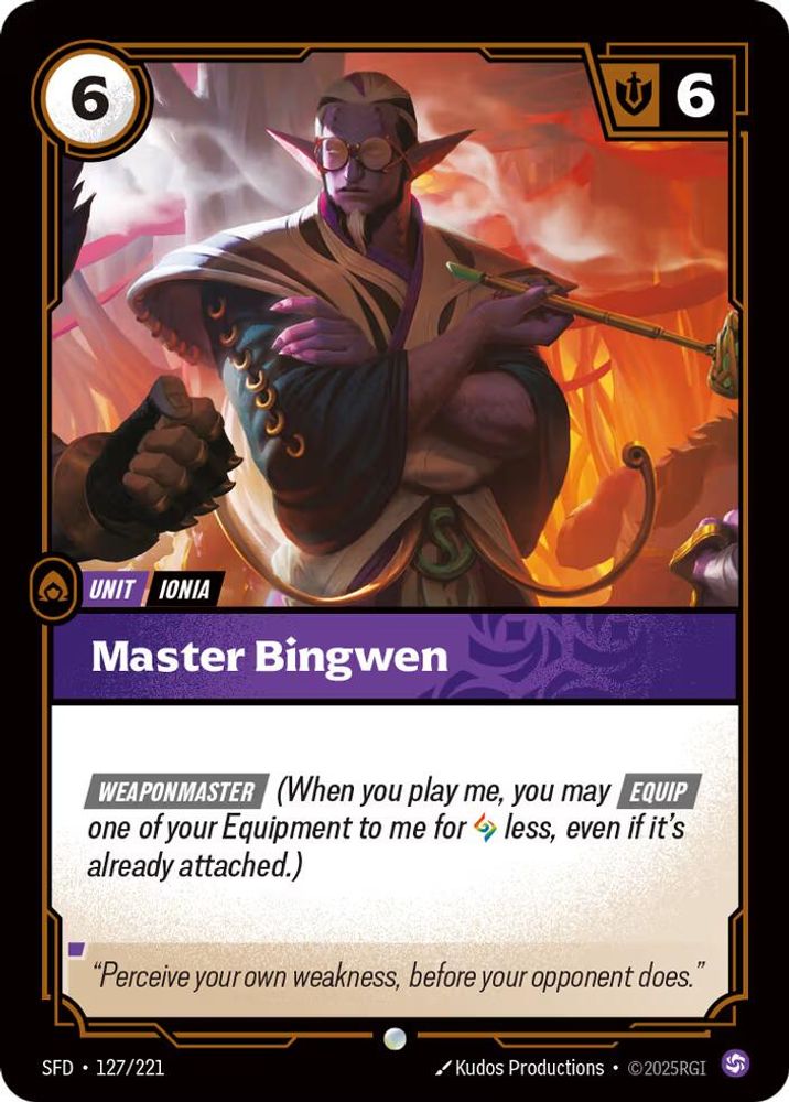 Master Bingwen 127/221 Common Spiritforged