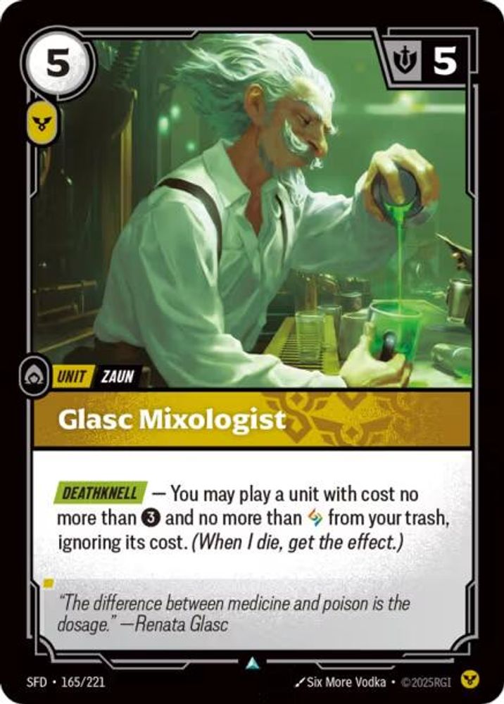 Glasc Mixologist 165/221 Uncommon Spiritforged