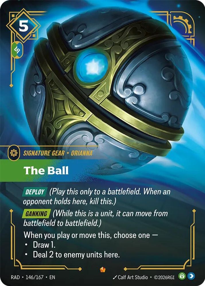 The Ball 146/167 Epic Radiance Riftbound Foil NM