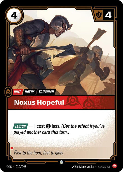 Noxus Hopeful 012/298 Common Origins