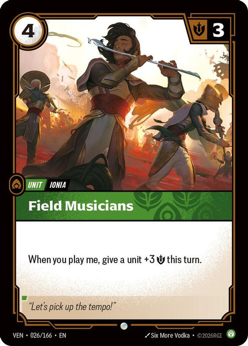Field Musicians 026/166 Common Vendetta