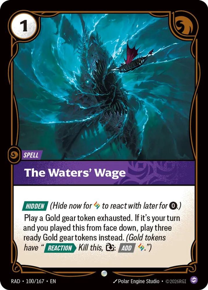 The Waters' Wage 100/167 Common Radiance