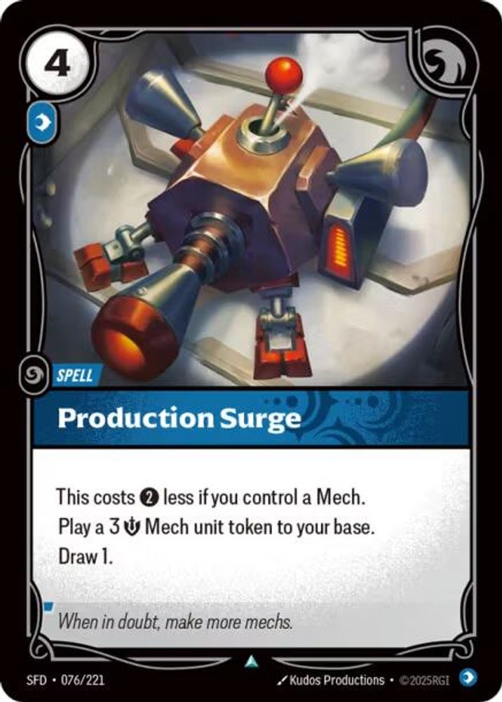 Production Surge 076/221 Uncommon Spiritforged