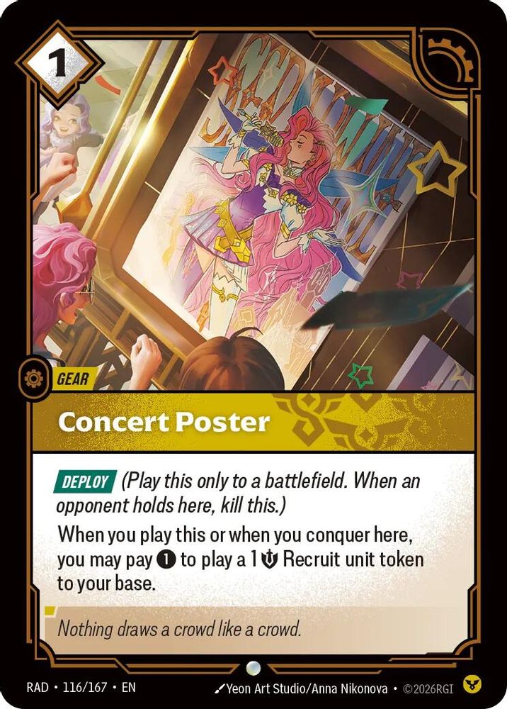 Concert Poster 116/167 Common Radiance