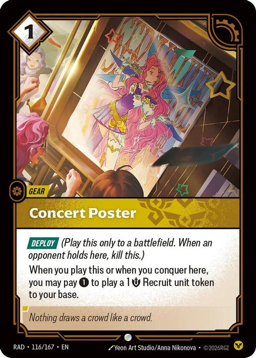 Concert Poster 116/167 Common Radiance
