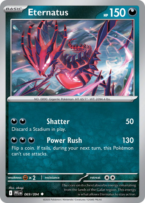 Eternatus 069/094 Uncommon Phantasmal Flames