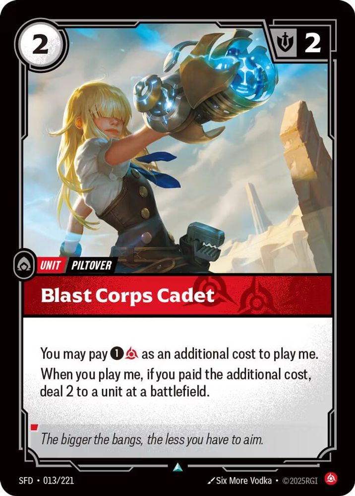 Blast Corps Cadet 013/221 Uncommon Spiritforged