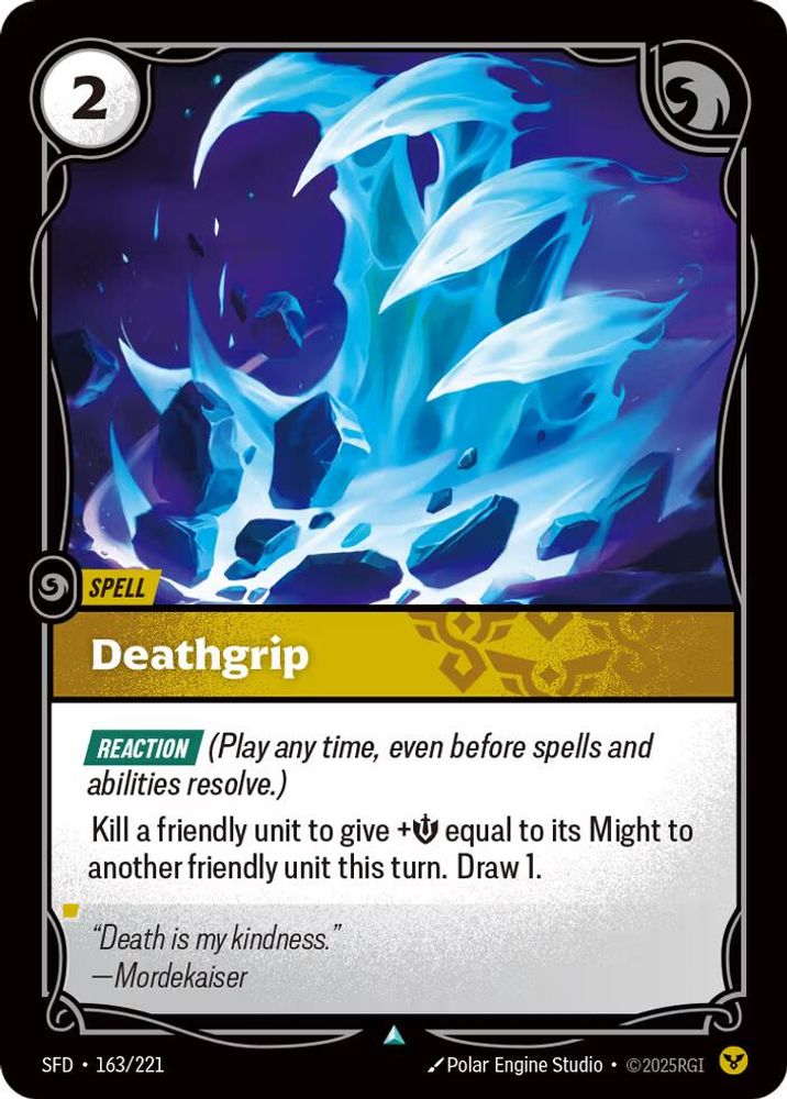 Deathgrip 163/221 Uncommon Spiritforged