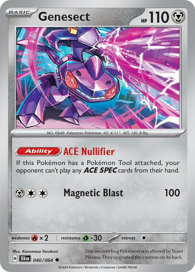 Genesect 040/064 Uncommon Shrouded Fable Pokemon NM