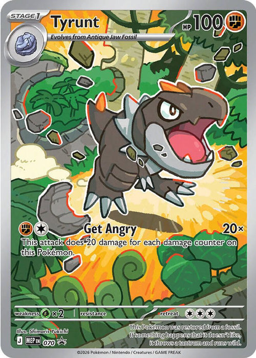 Tyrunt 070 Holo Promo ME: Mega Evolution Promo