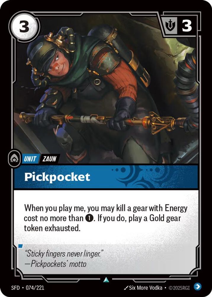 Pickpocket 074/221 Uncommon Spiritforged