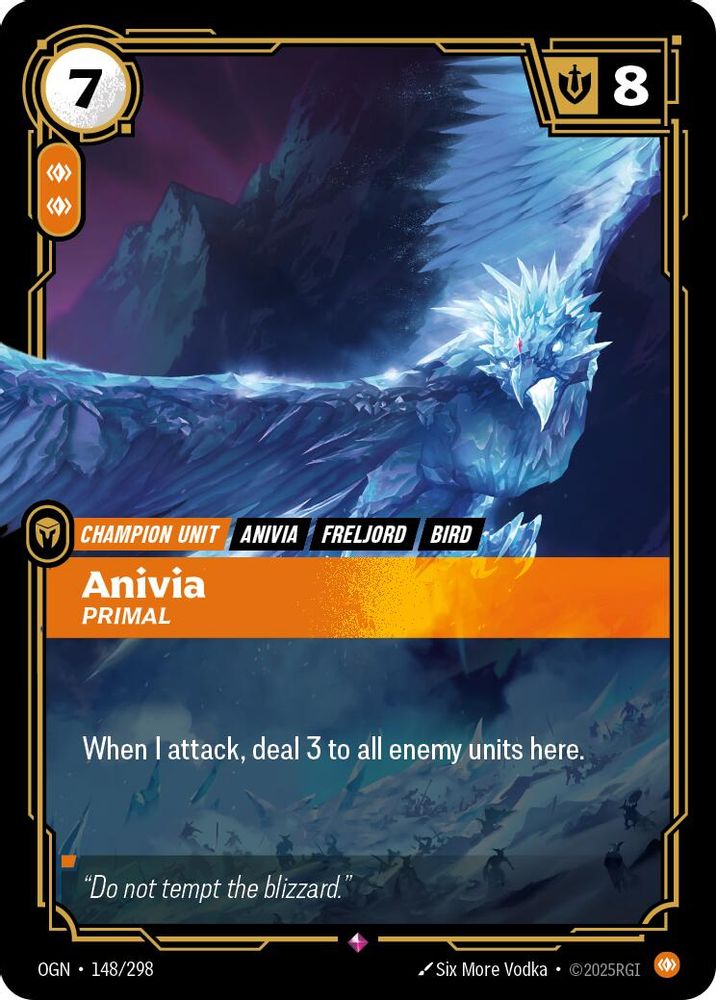 Anivia - Primal 148/298 Rare Origins Foil