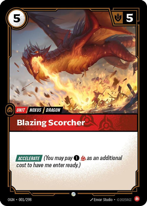 Blazing Scorcher 001/298 Common Origins