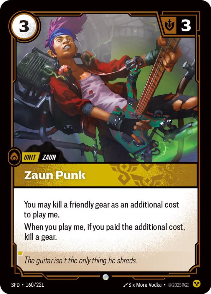 Zaun Punk 160/221 Common Spiritforged