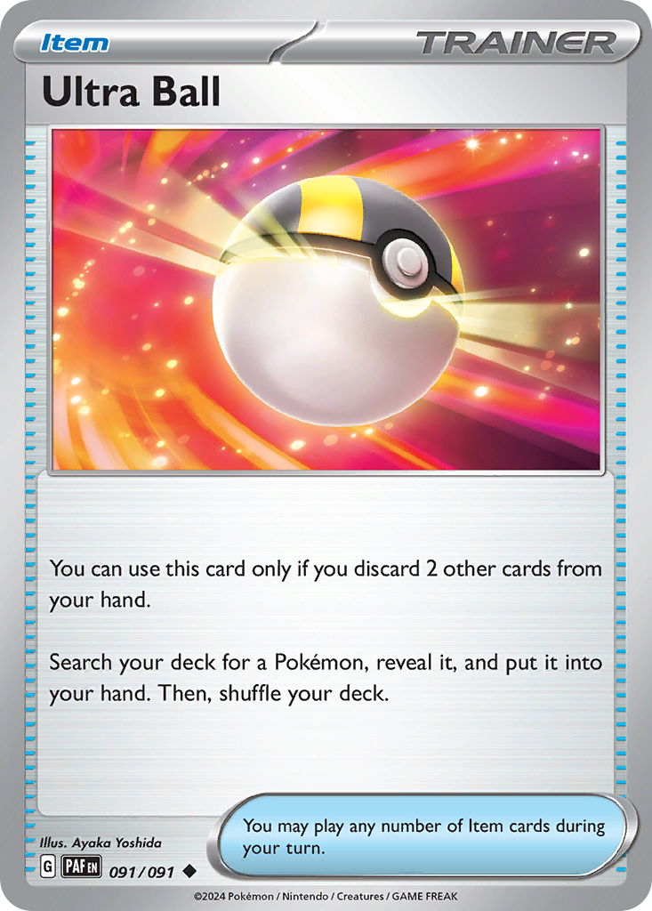 Ultra Ball 091/091 Uncommon Paldean Fates
