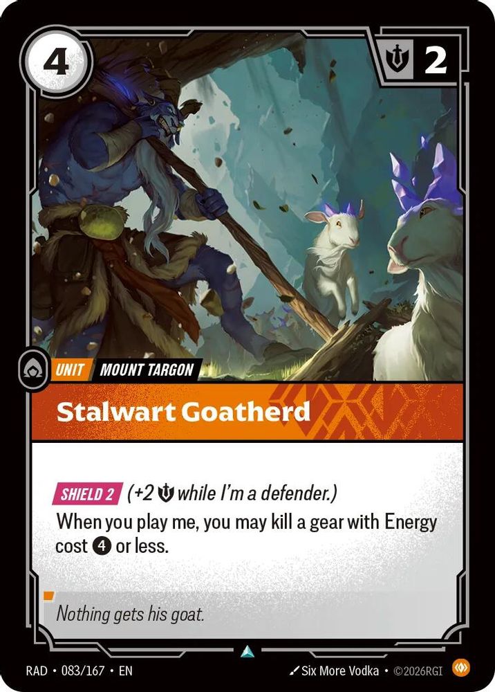 Stalwart Goatherd 083/167 Uncommon Radiance