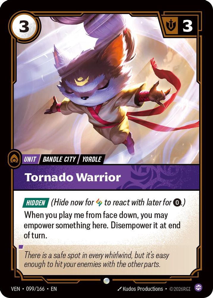 Tornado Warrior 099/166 Common Vendetta