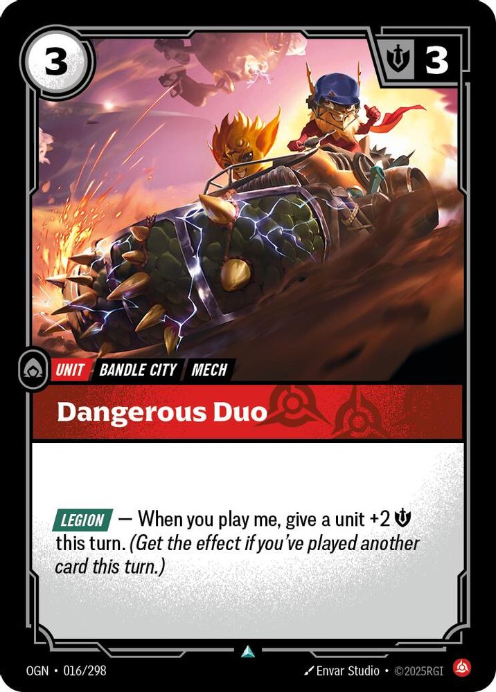 Dangerous Duo 016/298 Uncommon Origins
