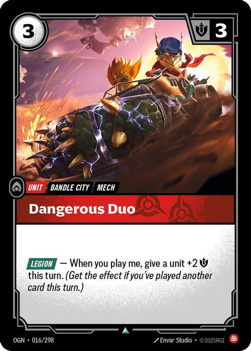 Dangerous Duo 016/298 Uncommon Origins