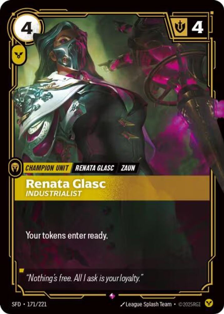 Renata Glasc - Industrialist 171/221 Rare Spiritforged Foil