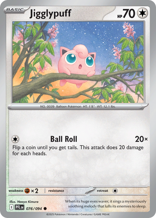 Jigglypuff 076/094 Common Phantasmal Flames