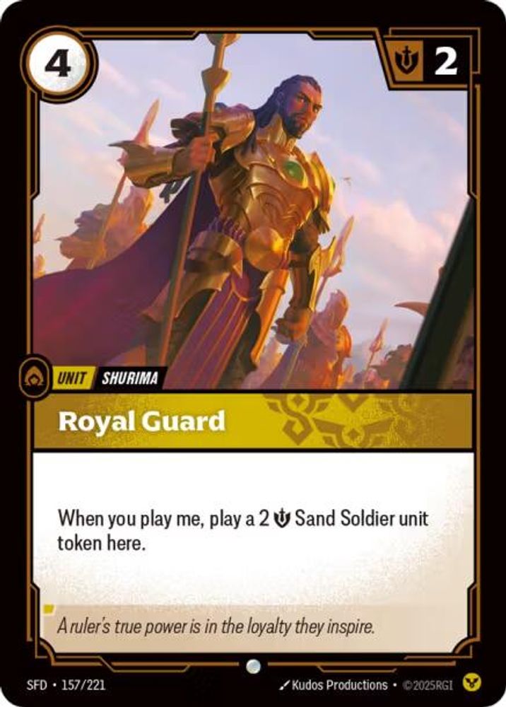 Royal Guard 157/221 Common Spiritforged