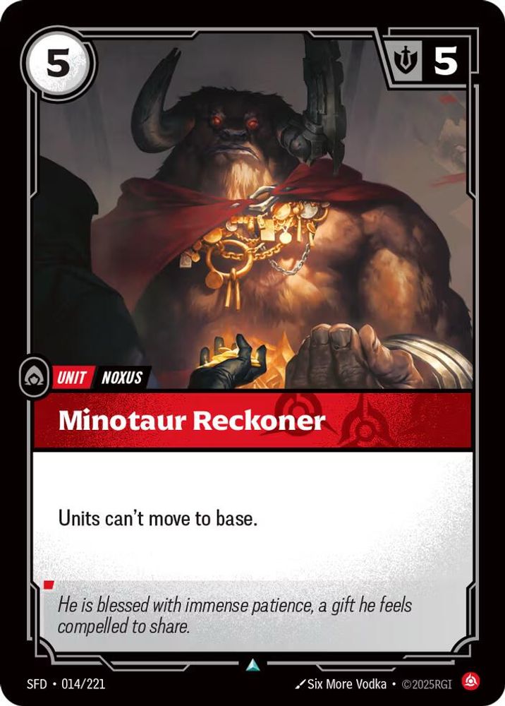 Minotaur Reckoner 014/221 Uncommon Spiritforged